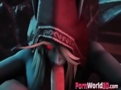 3D Cartoon Busty Heroes Gets Their Pussies Tore Open by a Huge Dick
