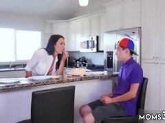 playmate's pal watches mom fuck guy Hot MILF For His Birthday