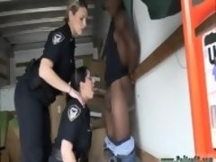 Milf tits creampie first time Black suspect taken on a tough ride