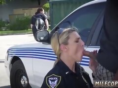 Blonde milf gagging We are the Law my friends and the law needs dark hued