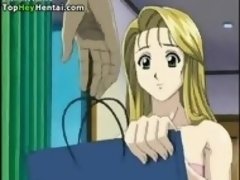 Hentai busty blonde gets fucked by horny manager