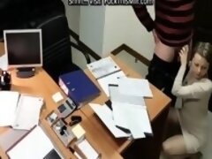 Amazing fuck with an office secretary