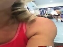 Milf Gives Blowjob In Changing Room