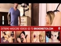 She gets caught masturbating has to fuck stepbrother