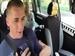 Blonde Has Sex With Taxi Driver