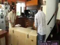 Chubby guy gets blowjob Mail order threesome