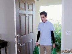 Teen stocking masturbate Hot Milf Fucked Delivery Guy