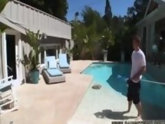 Mom and duddy s daughter first time Nina North Fucks The Pool Man