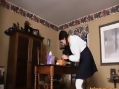 School Girl Gets A Bare Bottom Spanking for Stealing Candy